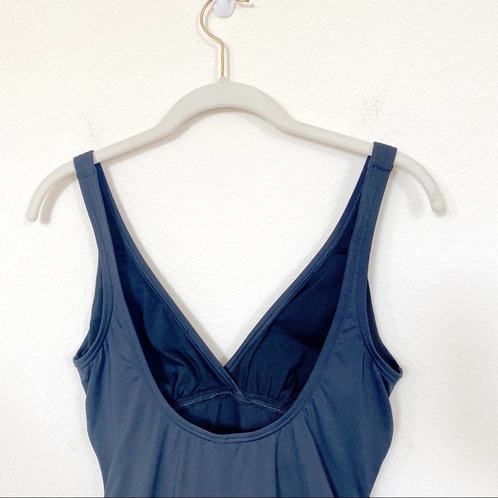 [Tommy Bahama] Black One Piece Ruched Swimsuit - Picture 6 of 11